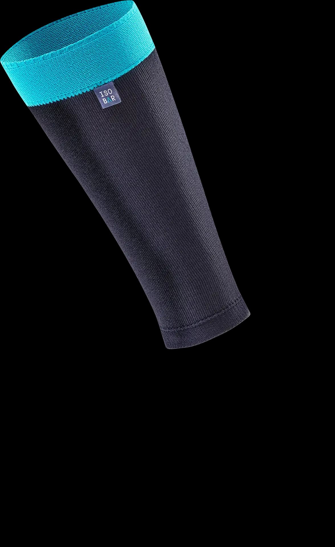 Recovery Calf Sleeves in Black Teal