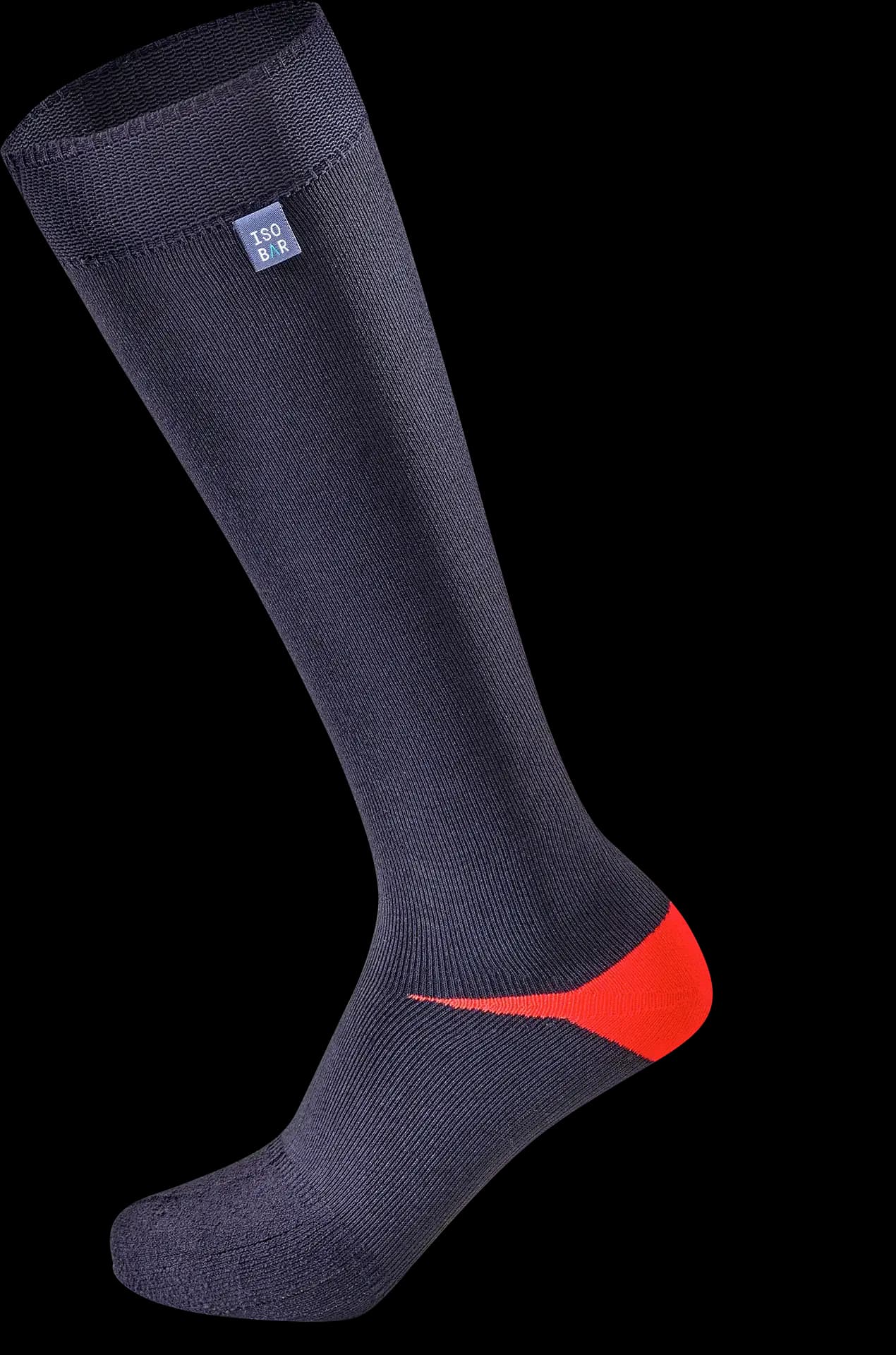 Travel & Recovery Socks in Black & Red