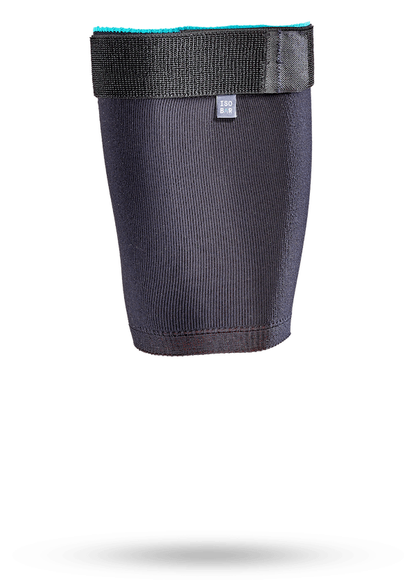 ISOBAR Recovery Thigh Sleeves in Black